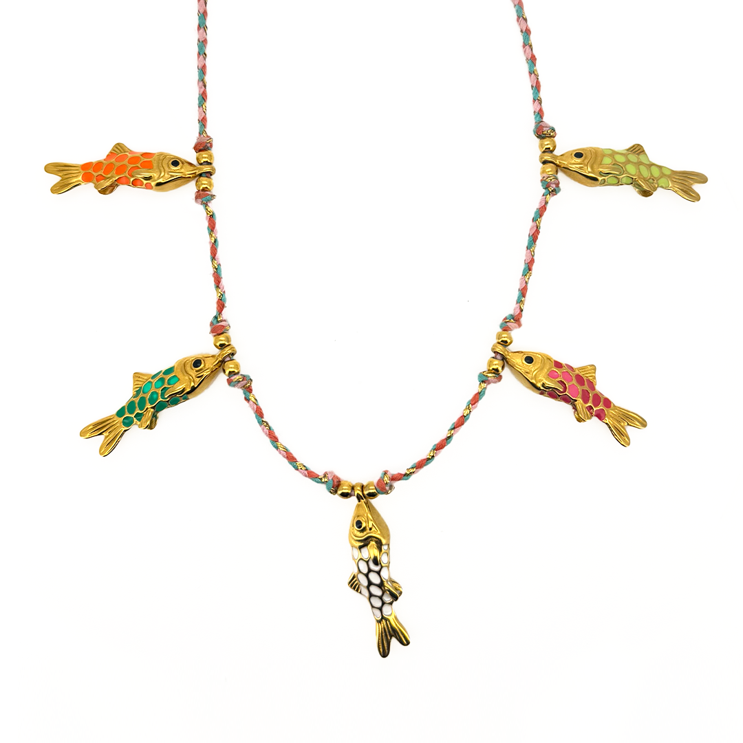 Collar Peces Colores - (Acero Quirúrgico Waterproof)