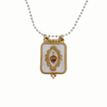 Collar Cuore Blanco - (Acero Quirúrgico Waterproof)