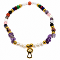 Pulsera Virgen del Pilar Colgante Colores