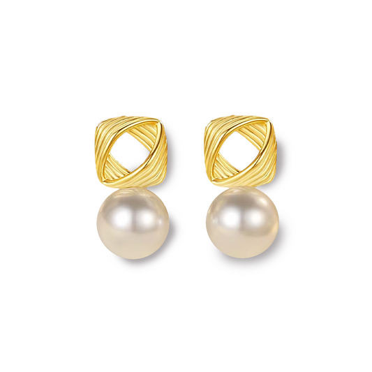 Pendientes Perla Daroca - (Plata de Ley 925)