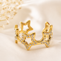 Anillo Estrellitas Brilli - (Acero Quirúrgico Waterproof) - Mimiló
