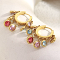 Pendientes Multi Colorinchi - (Acero Quirúrgico Waterproof)
