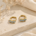 Pendientes Erinia Azul Cielo - (Plata de Ley 925) - Mimiló