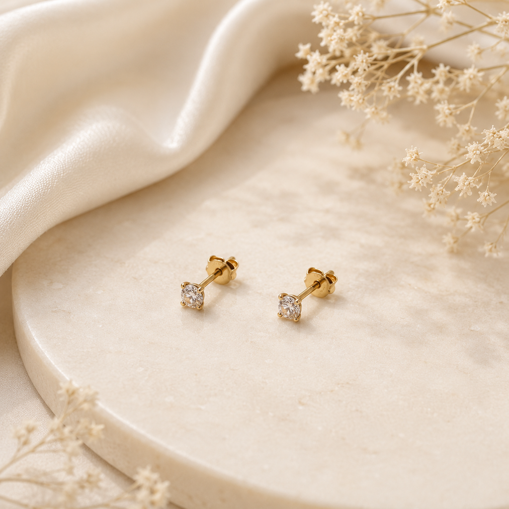 Pendientes Venus - (Plata de Ley 925)