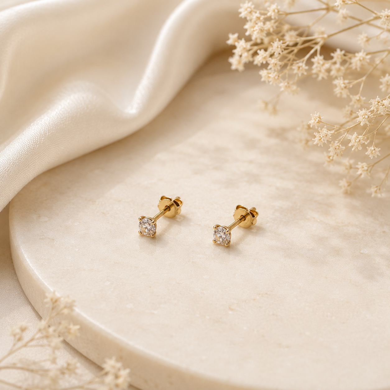Pendientes Venus - (Plata de Ley 925)