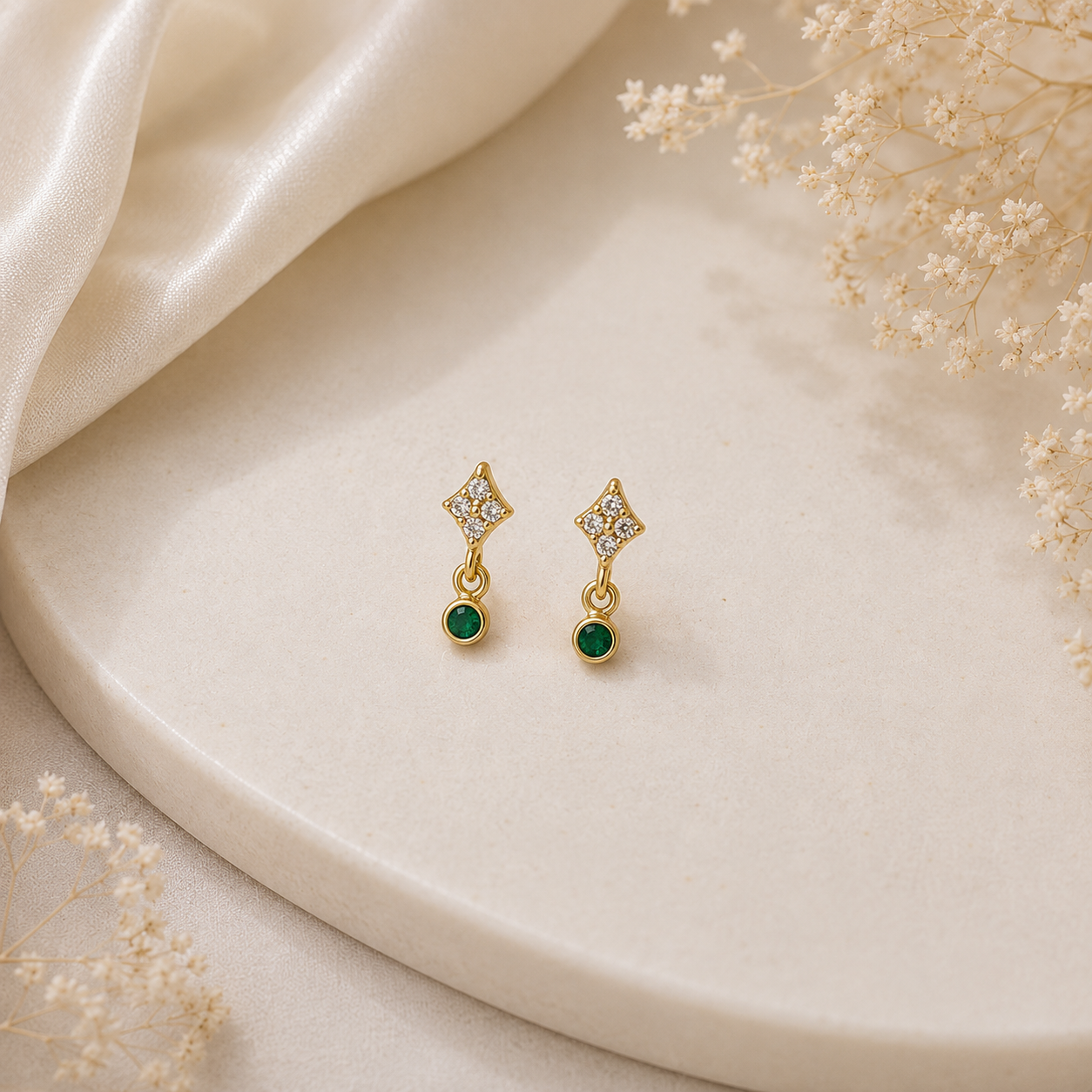 Pendientes Gaia - (Plata de Ley 925)