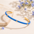 Pulsera Esmalte New Azul - (Acero Quirúrgico Waterpoof) - Mimiló