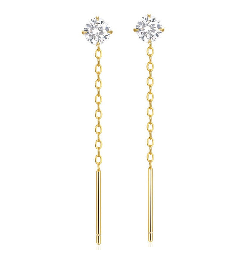 Pendientes Vicky Tamaño L - (Plata de Ley 925)