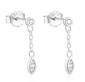 Pendientes Danubio Plata - (Plata de Ley 925)