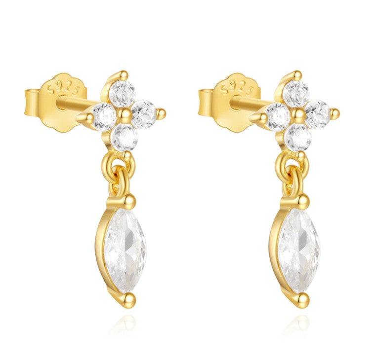 Pendientes Micaela - (Plata de Ley 925)