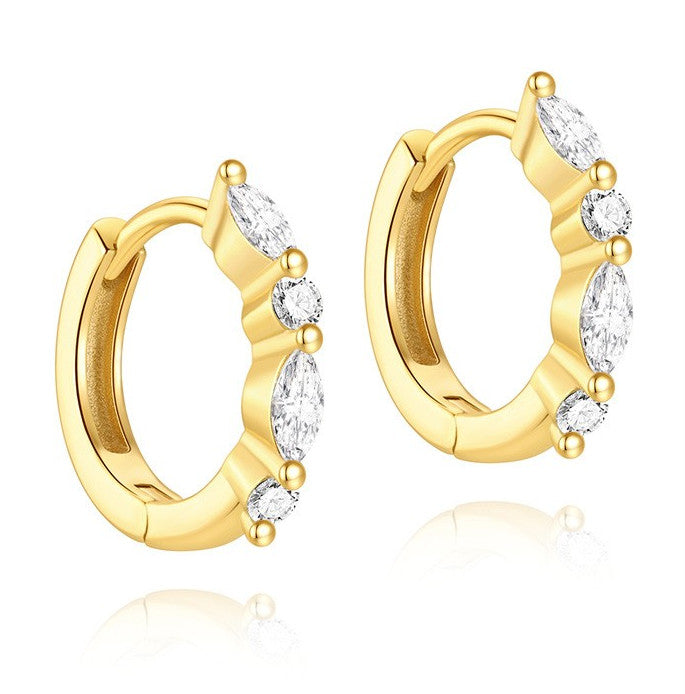 Pendientes Aros Penélope - (Plata de Ley 925)