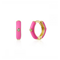 Pendientes Bombay Fucsia - (Plata de Ley 925) - Mimiló