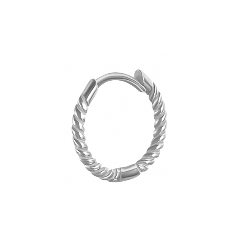 Aros Cordón Fino Plata 8mm - (Plata de Ley 925) - Mimiló