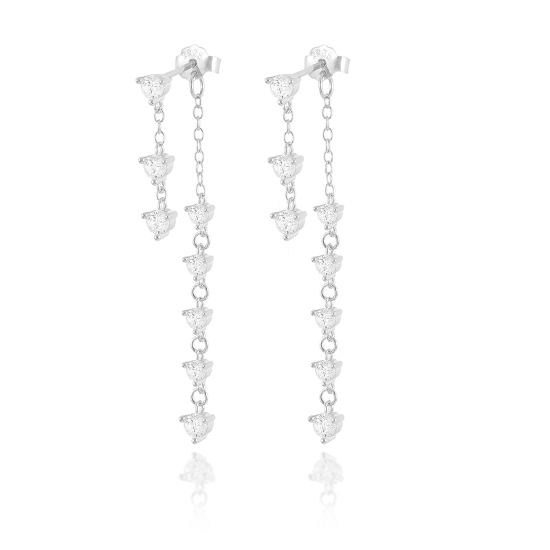 Pendientes Luz Plata - (Plata de Ley 925) - Mimiló