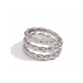 Anillo Guayana Plata - (Acero Quirúrgico Waterproof) - Mimiló