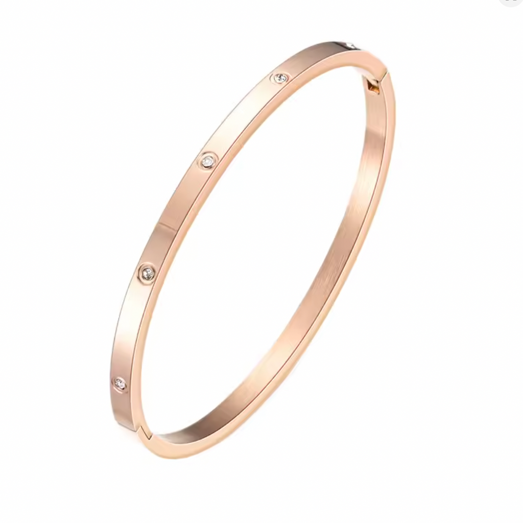 Pulsera Vera Oro Rosa - (Acero Quirúrgico Waterproof) - Mimiló