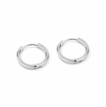 Gran Aro Liso Plata 13mm - (Plata de Ley 925) - Mimiló