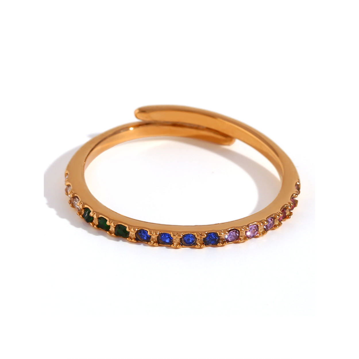 Anillo Lulú - (Acero Quirúrgico Waterproof)