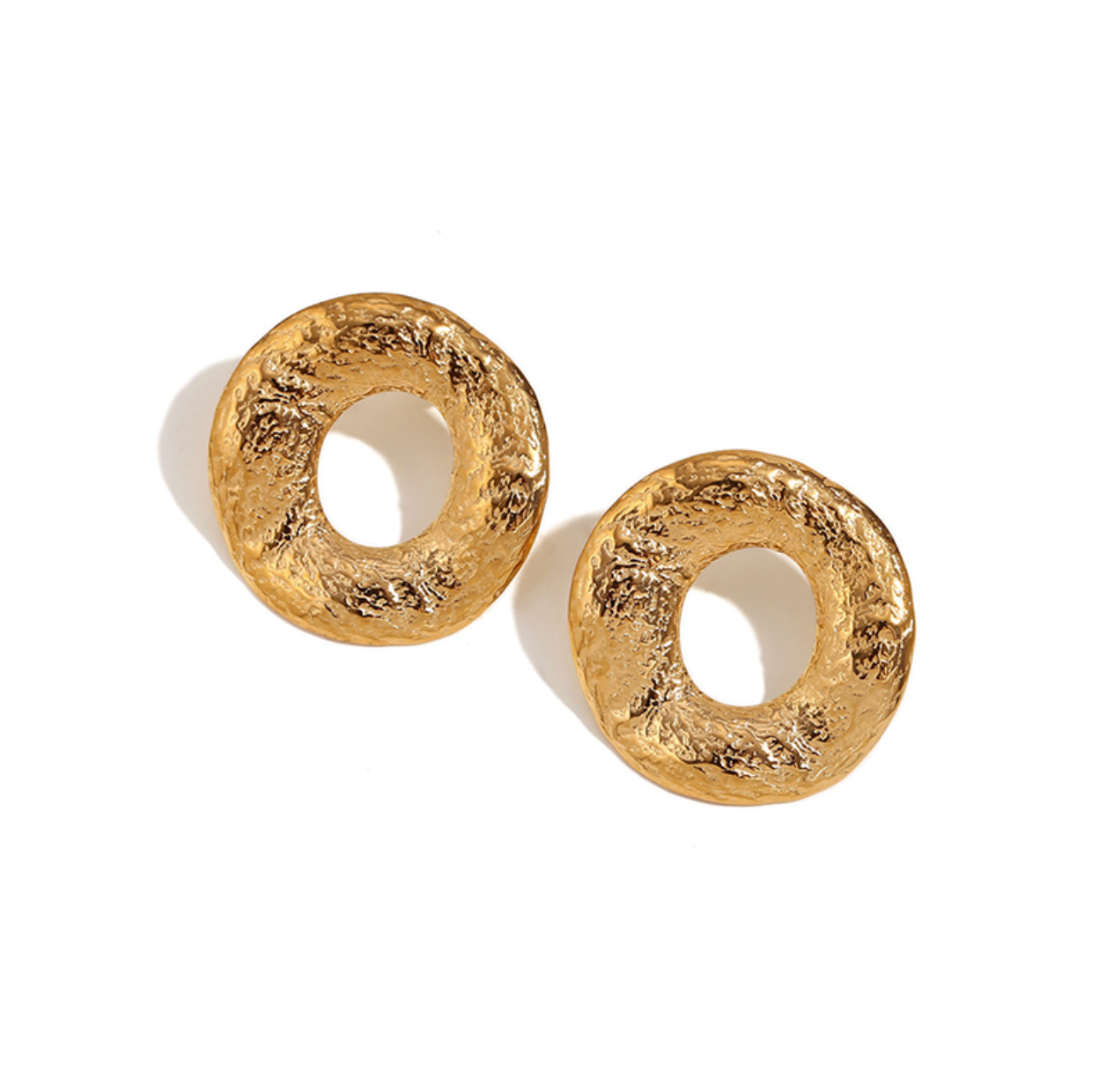 Pendientes Chamonix Oro - (Acero Quirúrgico Waterproof) - Mimiló