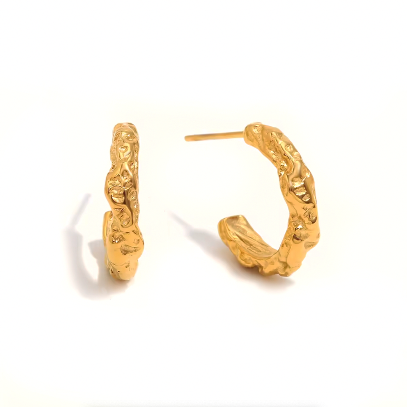 Pendientes Natalia Oro - (Acero Quirúrgico Waterproof) - Mimiló