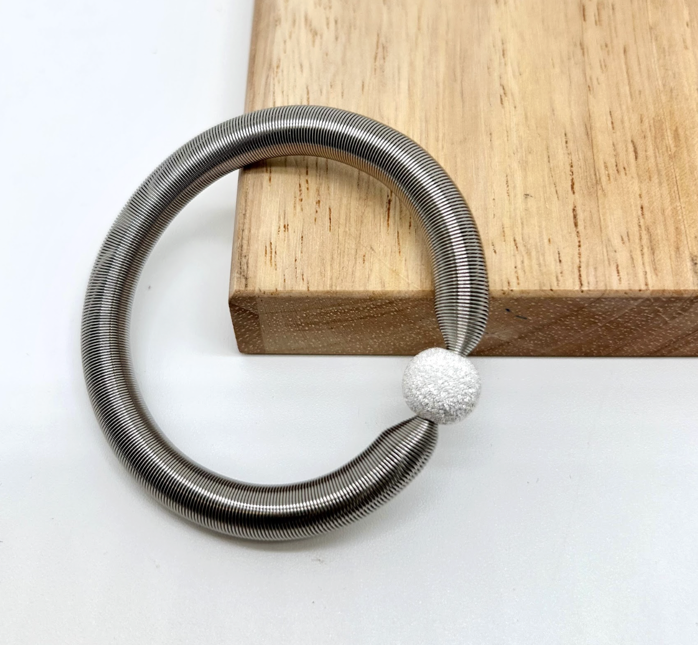 Pulsera Dominó Gruesa Plata Diamantada Plata 12mm - Acero Quirúrgico - Mimiló