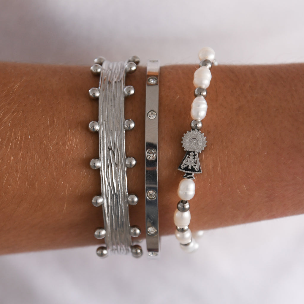 Pulsera Vera Plata - (Acero Quirúrgico Waterproof) - Mimiló