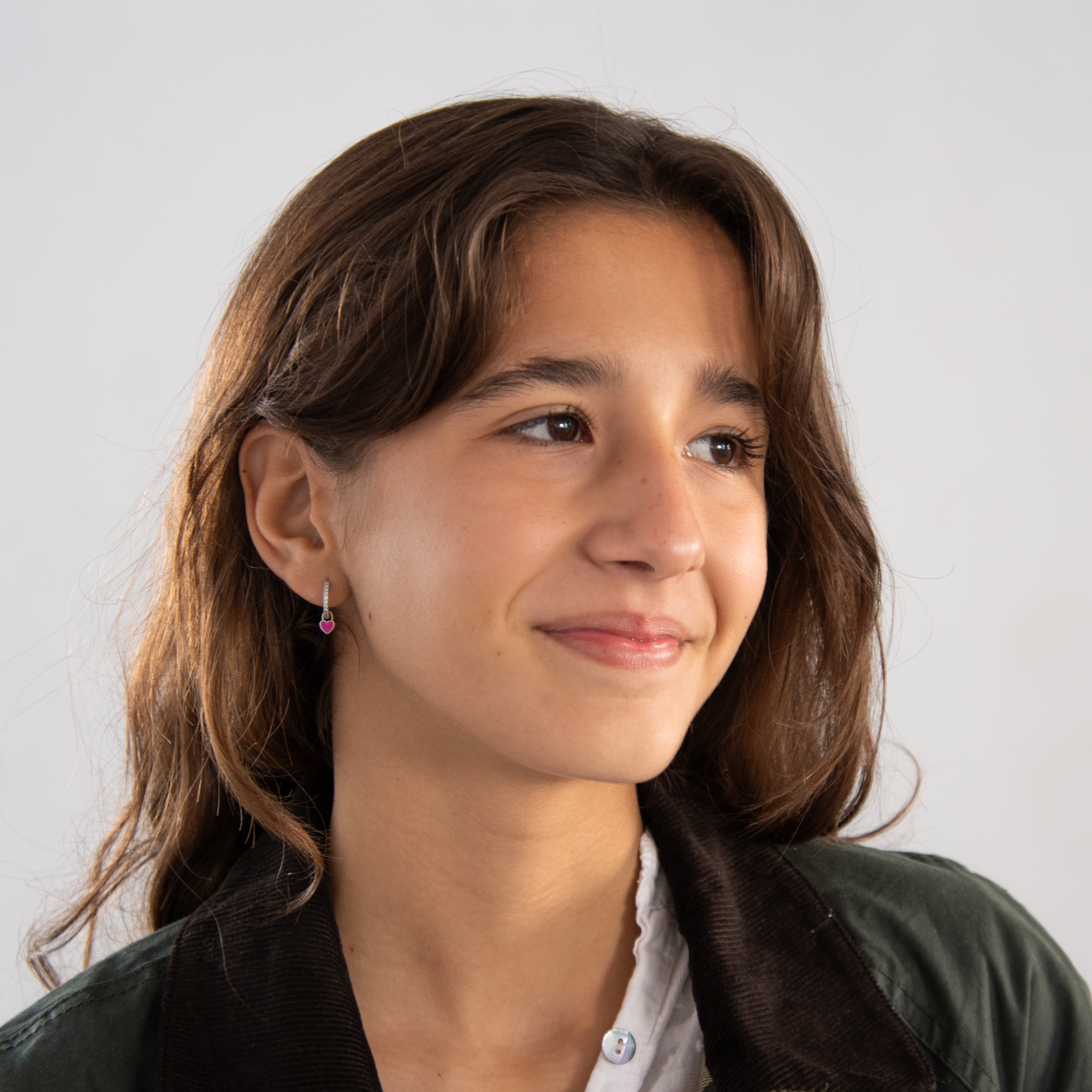 Aros Corazón Pink Plata - (Plata de Ley 925) - Mimiló