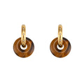 Pendientes Chimo Ojo De Tigre - (Petra: Acero Quirúrgico Waterproof y Piedras) - Mimiló