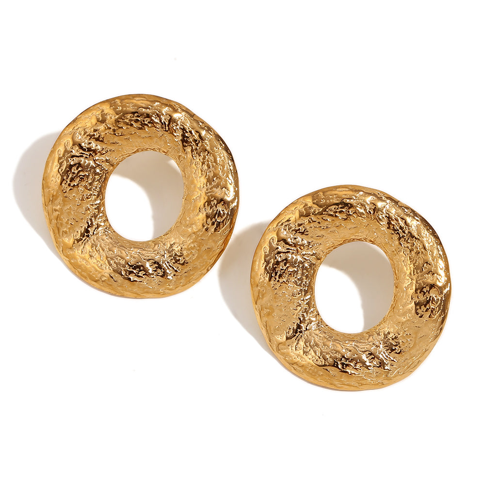 Pendientes Chamonix Oro - (Acero Quirúrgico Waterproof) - Mimiló