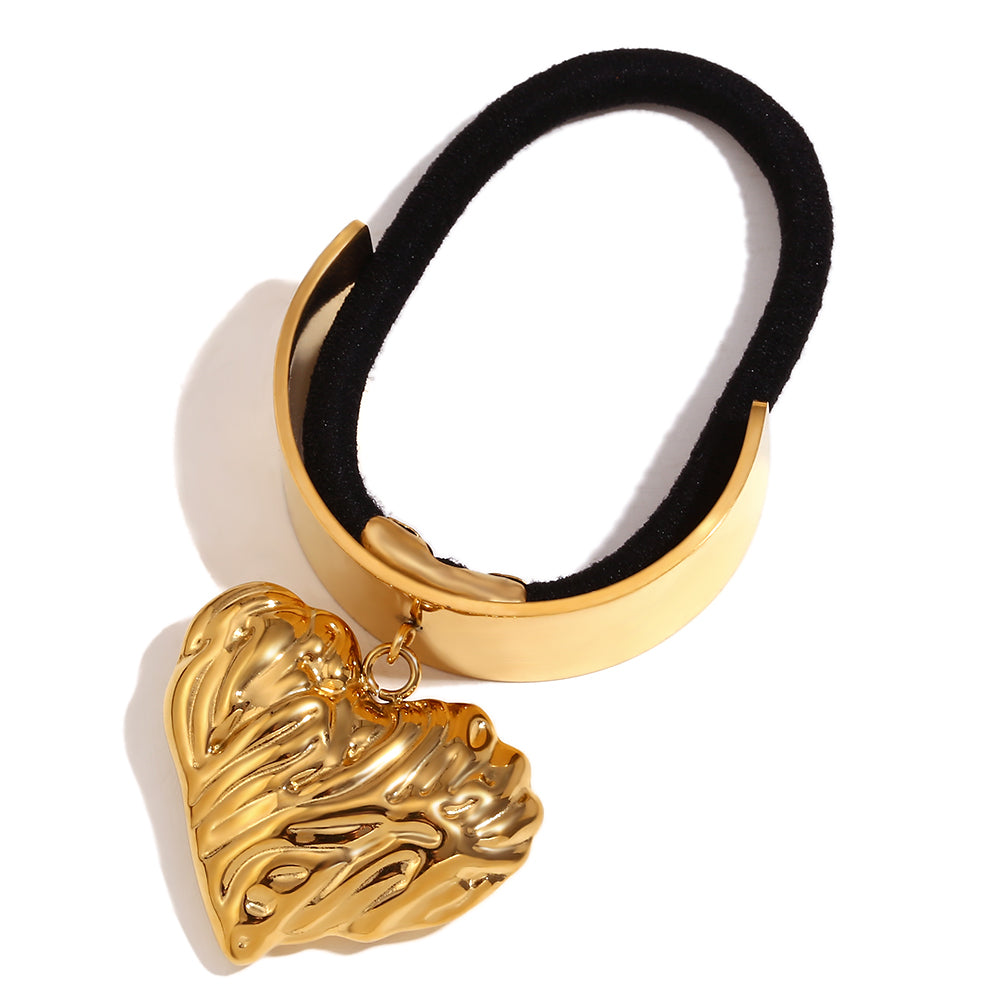 Coletero Corazón Oro - (Acero Quirúrgico Waterproof)
