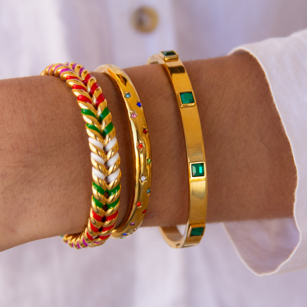 Pulsera Espiga Colorinchis - Acero Quirúrgico Waterproof - Mimiló