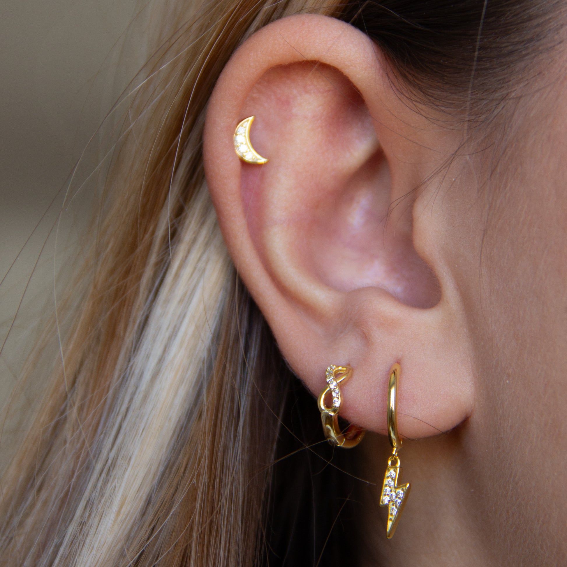 Pendientes Mini Astros - (Plata de Ley 925) - Mimiló