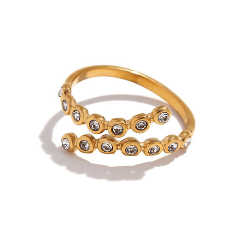 Anillo Holanda Blanco - (Acero Quirúrgico Waterproof) - Mimiló
