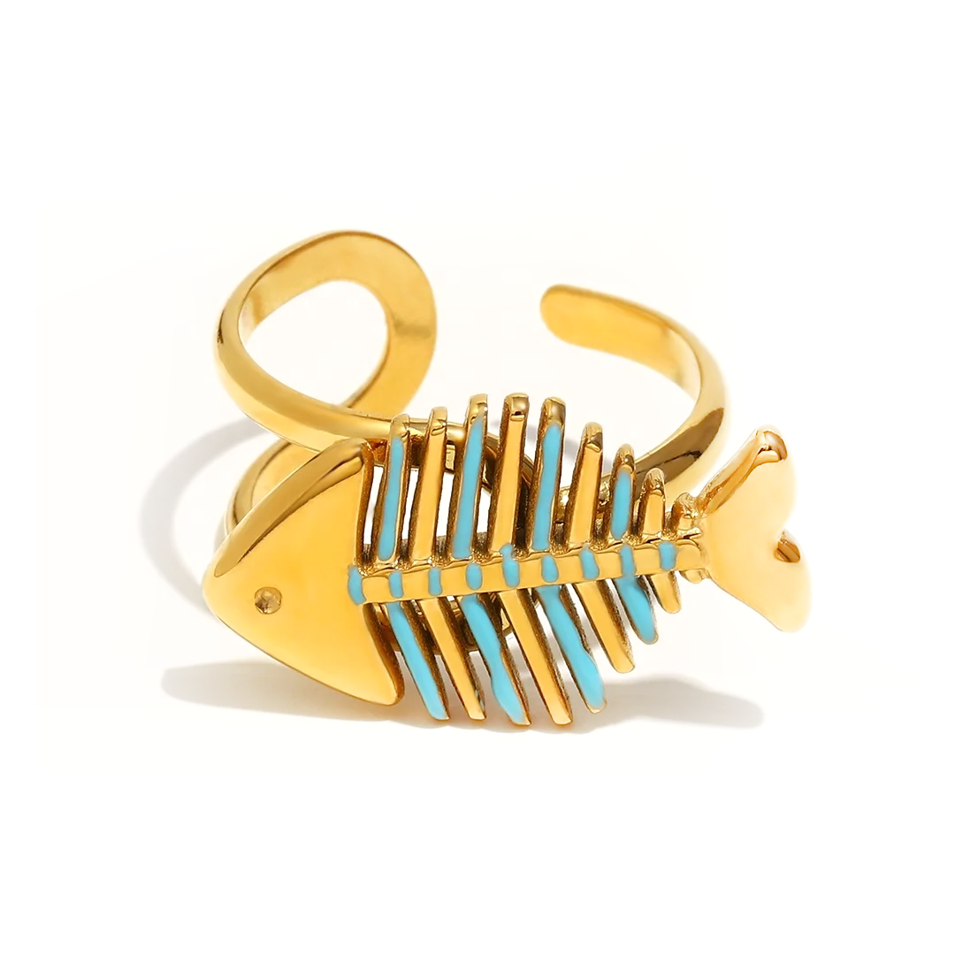 Anillo Marlina - (Acero Quirúrgico Waterproof) - Mimiló