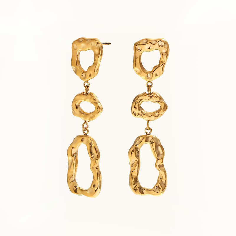 Pendientes Fiona - (Acero Quirúrgico Waterproof) - Mimiló