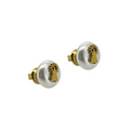 Pendientes Perla Virgen del Pilar - (Acero Quirúrgico Waterproof) - Mimiló