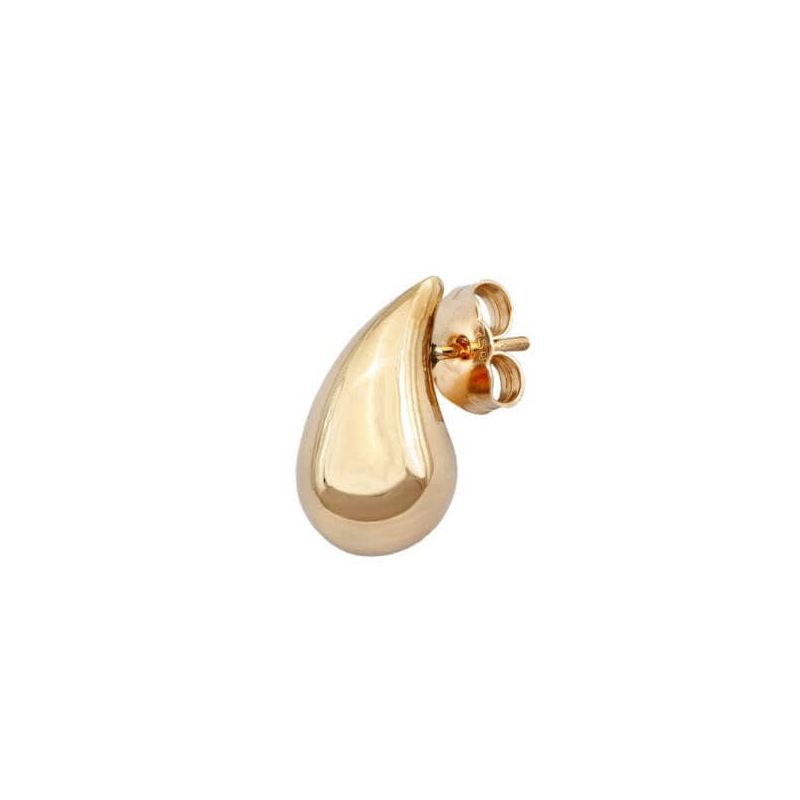 Pendientes Mini Gotita Oro - (Plata de Ley 925) - Mimiló